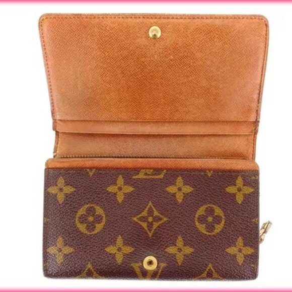 Louis Vuitton Wallet Purse Monogram Brown Woman Authentic - Picture 7 of 8
